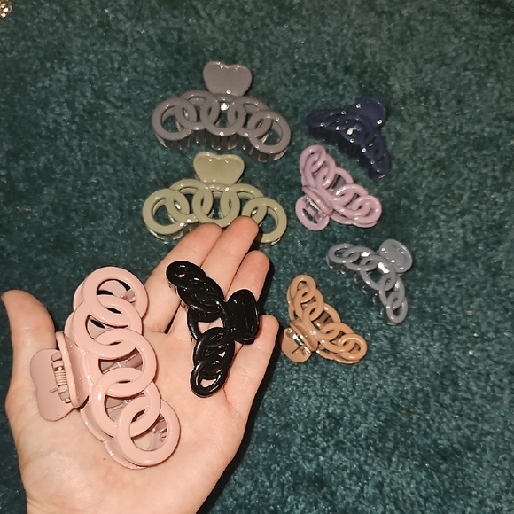 Colorful Hair Clips Set - Picture 2 of 2